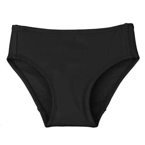 Rubies No-Tuck Shaping Bikini Bottom, Black, Youth Sizing