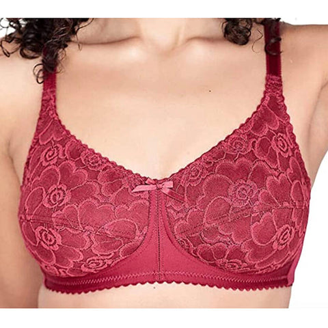 Elizabeth Pocket Bra, Burgundy