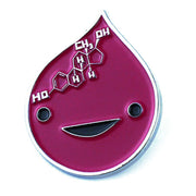 Estrogen Art Enamel Lapel Pin