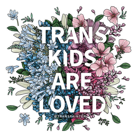 Sticker: Trans Kids are Loved