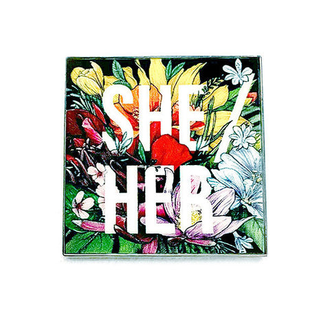 Transpainter Pronoun Pin: She/Her