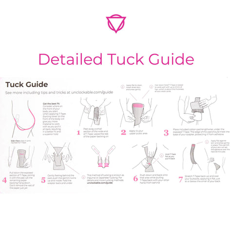 Tucking Tape Instructions - How Trans Women Tuck