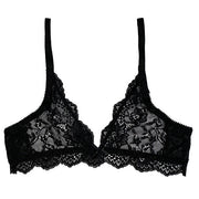 Girl's First Lace Bralette, Black